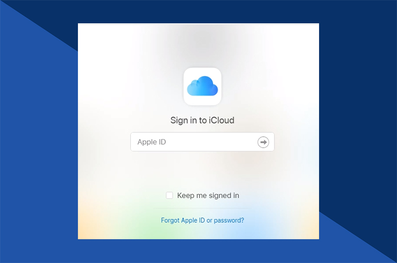 \How to Access iCloud Photos Online: Step 1