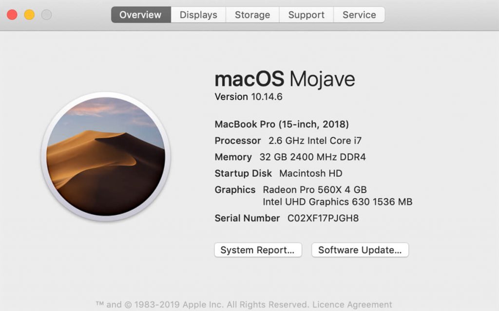 Optimize iCloud Photo Library - About this Mac