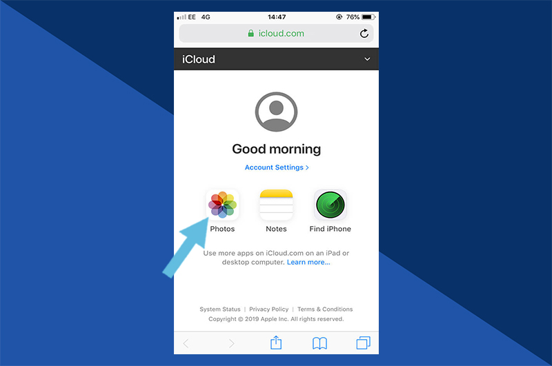 iCloud - iPhone Select Photos