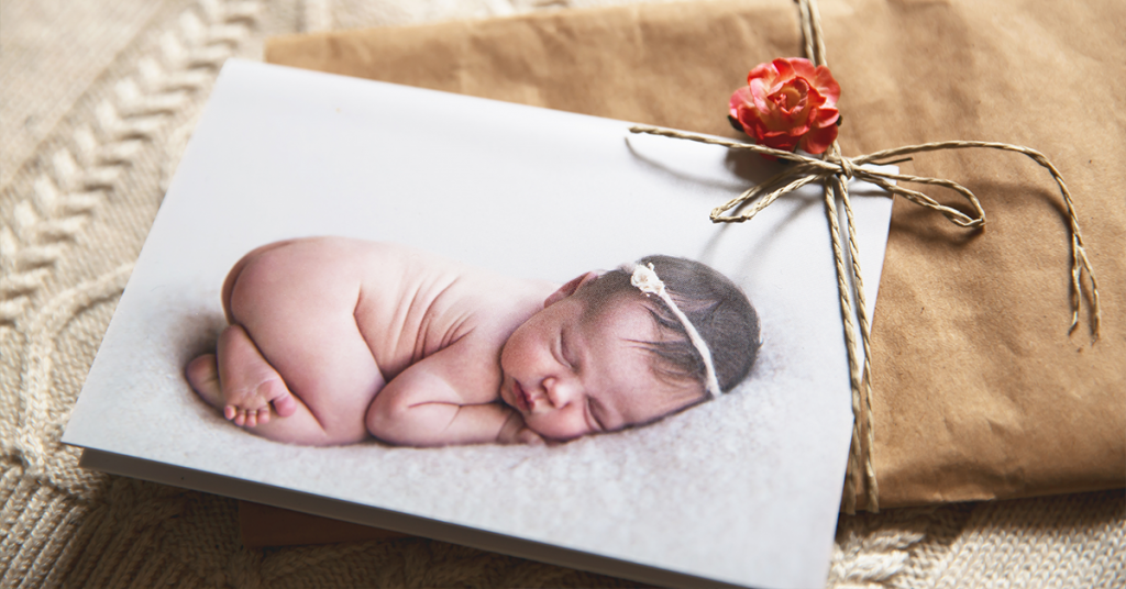 Introduce your new baby with a creative photo baby announcement.