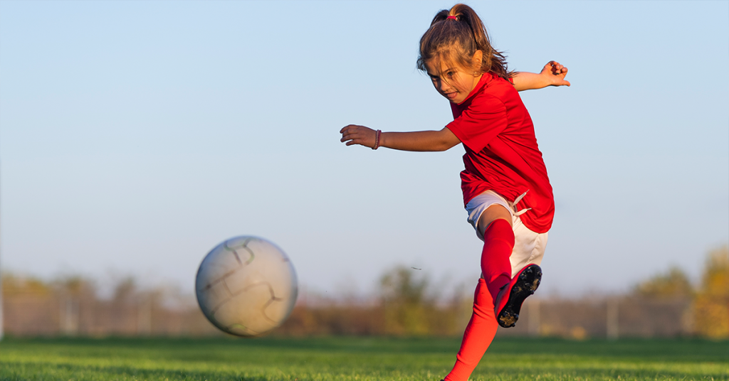 The iPhone camera’s Burst mode captures fast movement, including kids in action playing sports.